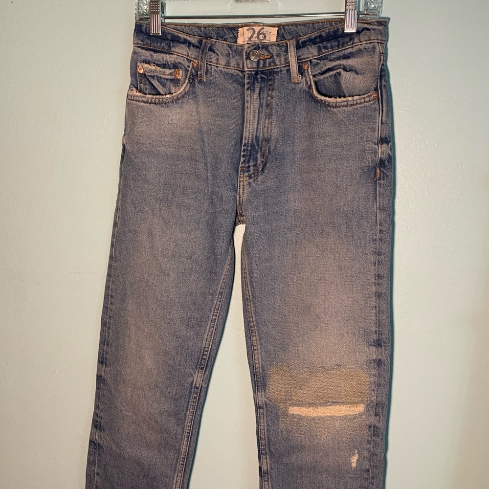 Free People Distressed Jeans